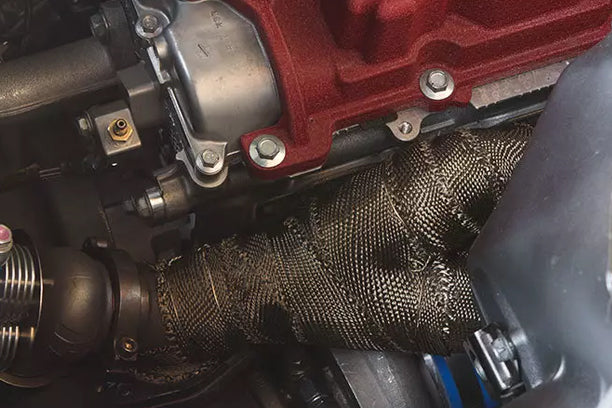 GREDDY Titanium Exhaust Wrap 25.4mm×15m ##618121836
