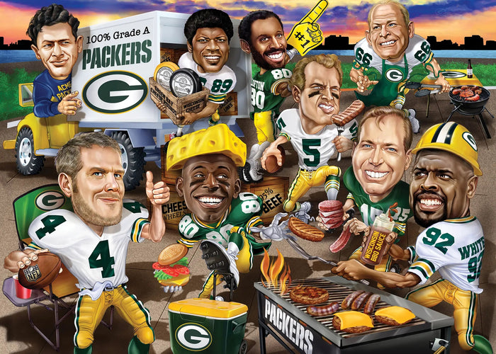 Green Bay Packers All-Time Greats Jigsaw Puzzle, 500-Pieces