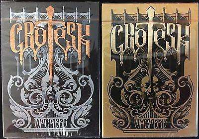 PlayingCardDecks.com-Grotesk Macabre 2 Deck Set Playing Cards EPCC