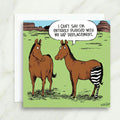 Hip Replacement Cartoon Card