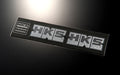 HKS Premium Decal Sticker Emboss ##213191501 HKS