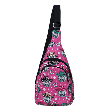 !HOT DEAL! DEAL! Disco Cowgirl NGIL Large Sling Backpack