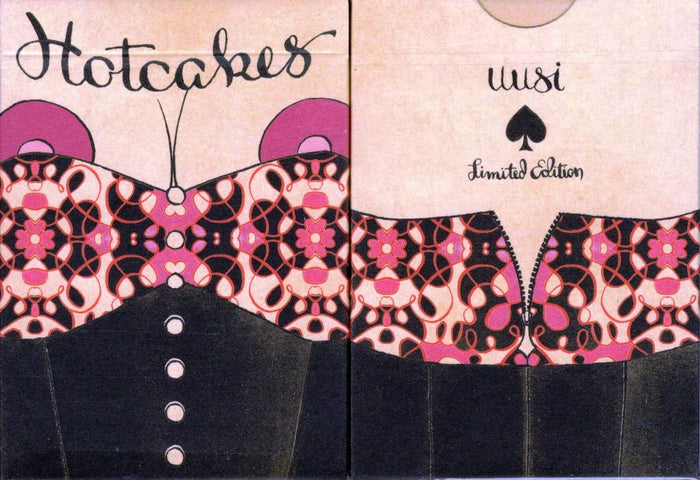 PlayingCardDecks.com-Hotcakes Black Playing Cards USPCC