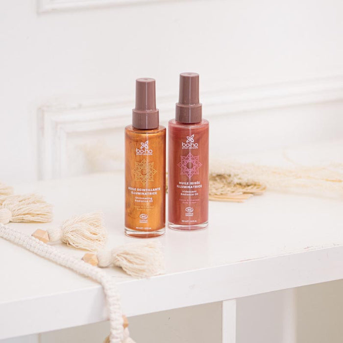 HUILE IRISÉE ILLUMINATRICE BIO 02 ROSE GOLD *