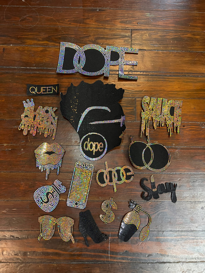 DOPE QUEEN 15 PATCH SET