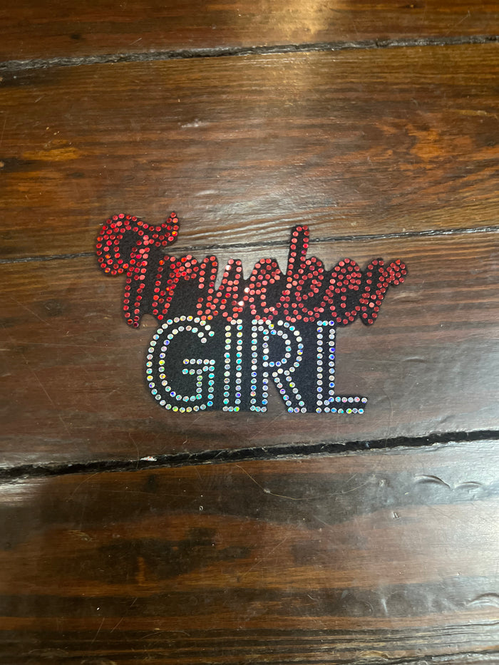 TRUCKER GIRL BLING PATCH