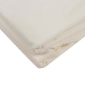 Folded cream-colored fabric on a plain background.