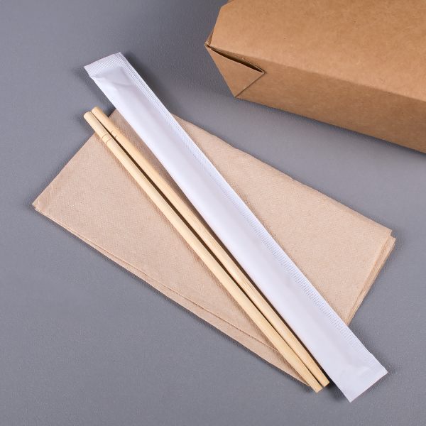 Karat 9" Paper Wrapped Bamboo Chopsticks - White - 1,000 ct