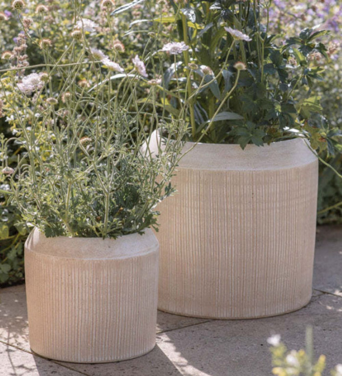 Kubo Ceramic Planter Cream (15cm)