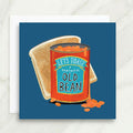 Let’s Toast Old Bean Birthday Card