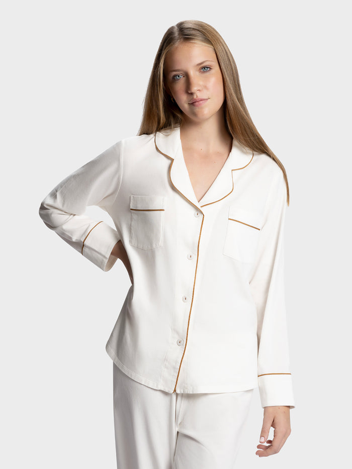 LONG SLEEVE PAJAMA SET: ROOM SERVICE