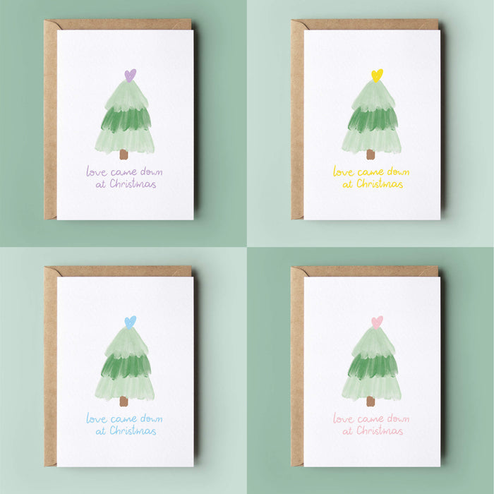 Love Came Down At Christmas Bible Verse Christmas Cards - John 1:14 (8 card pack)