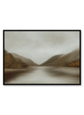 Vintage illustration of a landscape, Poster | Oppositewall.com