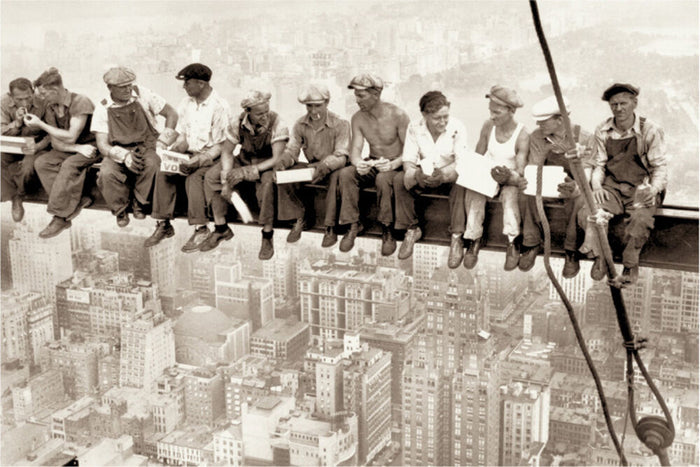 Lunch on Skyscraper Poster