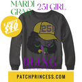 MARDI GRAS 251 GIRL BLING TRANSFERS