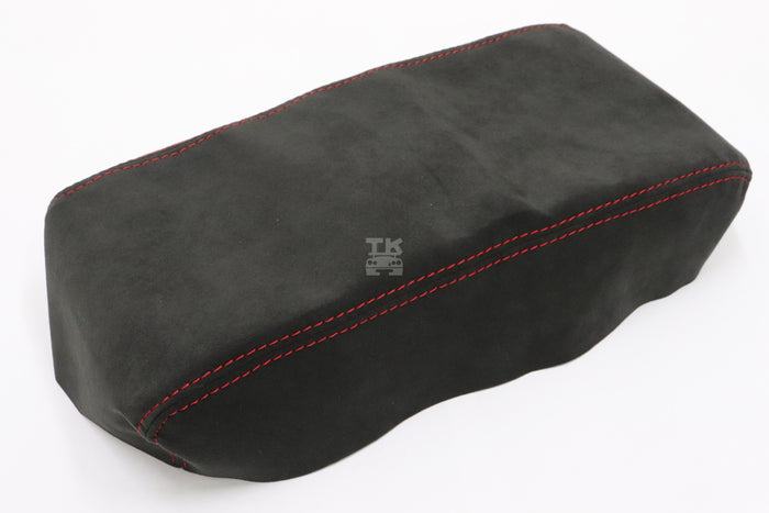 MINE'S Center Arm Rest Cover Kit Alcantara Red Stitch - Skyline GT-R BCNR33 #875111025