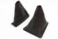 Mine's Shift Boot & Hand Brake Boot Red Stitch - Skyline GT-R BNR32 ##875111019