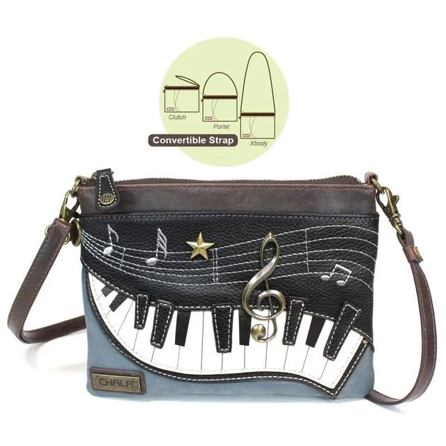 Mini Crossbody Indigo Piano