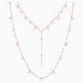 MOONSUN:NECKLACE LAYER CZWH/ROS