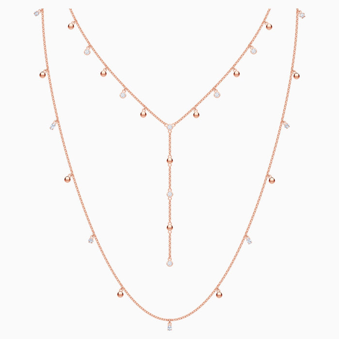 MOONSUN:NECKLACE LAYER CZWH/ROS