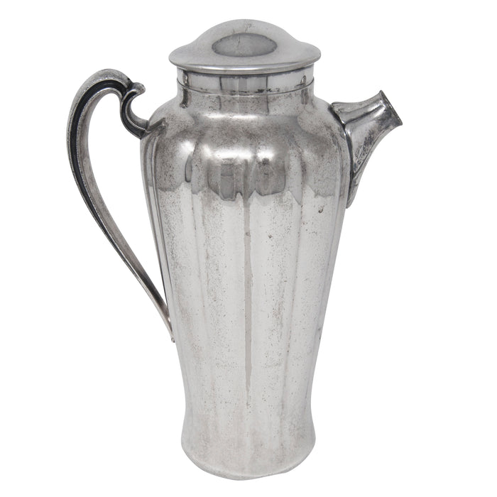 Vintage Mulholland Art Deco Silver Plate Ribbed Shaker Left | The Hour Shop