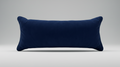 Navy Velvet Lumbar Pillow