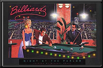 Night at the Parlor LED Picture