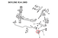 NISMO Tension Rod Bush - Skyline R32 R33 R34