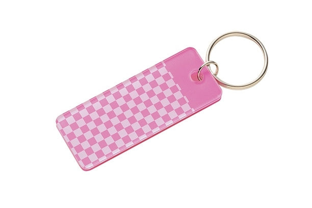 NISSAN Acrylic Key Ring - Pink ##663191950