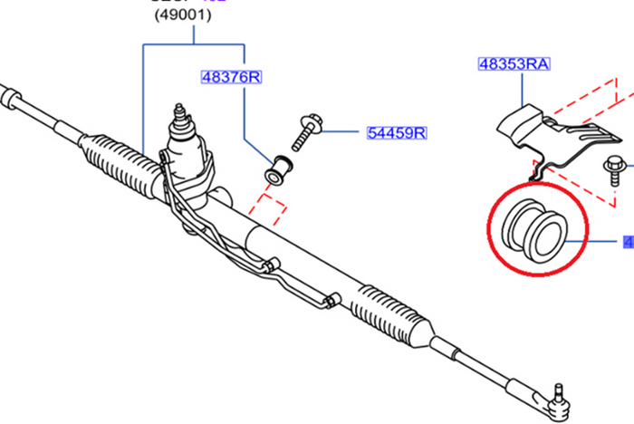 NISSAN Insulator Steering Bush - BNR32 BCNR33 BNR34 #663131494