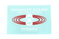 NISSAN Label S&S Patsk ##663231444