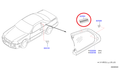 NISSAN Side Window Fastener - BNR34 #663101835