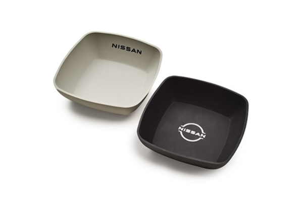 NISSAN Silicone Key Double Tray - Black and Gray ##663192321