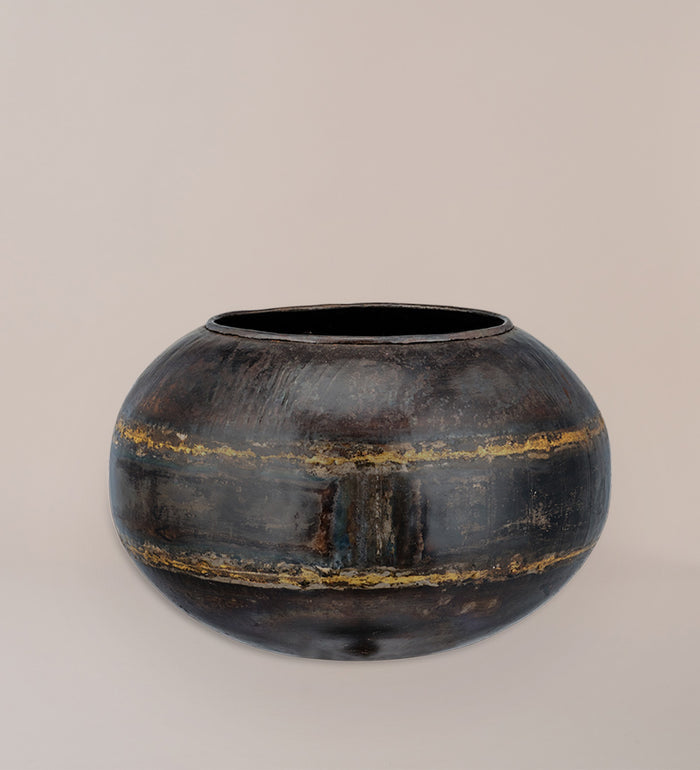 Nkuku Iron Globe Planter 21cm