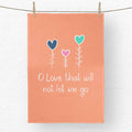 O Love That Will Not Let Me Go Organic Cotton Christian Hymn Tea Towel