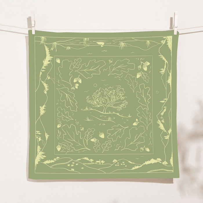 Oaks Tea Towel