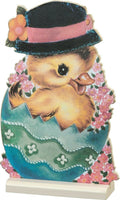 PBK Easter Hatched Egg Chick Wood Standee - Piglet's Closet