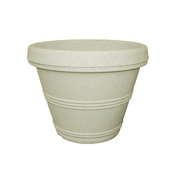 Planter - Basic Rim - Sandstone - 36-inch - Hicks Nurseries