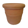 Planter - Basic Rim - Terra Cotta - 27-inch - Hicks Nurseries
