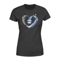 Apparel XS / Black Personalized Shirt - Police x Teacher - Beautiful Heart - Apple - Standard Women's T-shirt - DSAPP