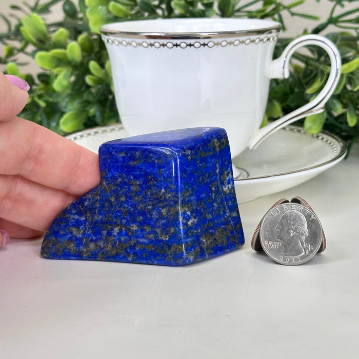 Polished Freeform Lapis Lazuli Palm Stone 3488LL - 015 - Brazil GemsBrazil GemsPolished Freeform Lapis Lazuli Palm Stone 3488LL - 015Freeform & Unique Shapes3488LL - 015