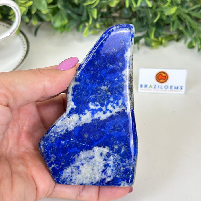 Polished Freeform Lapis Lazuli Palm Stone 3488LL - 018 - Brazil GemsBrazil GemsPolished Freeform Lapis Lazuli Palm Stone 3488LL - 018Freeform & Unique Shapes3488LL - 018