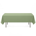 Premium Polyester Rectangle Tablecloth 60"x102" - 220GSM - Dusty Sage - By TCF Linen
