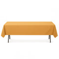 Premium Polyester Rectangle Tablecloth 60"x102" - 220GSM - Gold - By TCF Linen