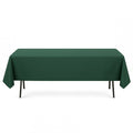 Premium Polyester Rectangle Tablecloth 60"x102" - 220GSM - Hunter Emerald Green - By TCF Linen