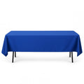 Premium Polyester Rectangle Tablecloth 60"x102" - 220GSM - Royal Blue - By TCF Linen