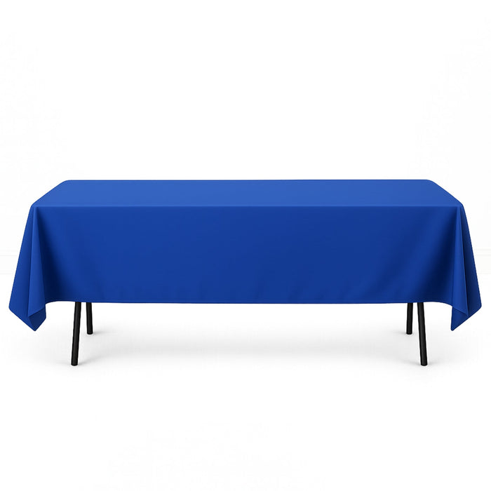 Premium Polyester Rectangle Tablecloth 60"x102" - 220GSM - Royal Blue - By TCF Linen