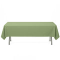 Premium Polyester Rectangle Tablecloth 60"x102" - 220GSM - Sage Green - By TCF Linen