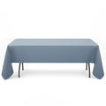 Premium Polyester Rectangle Tablecloth 60"x126" - 220GSM - Dusty Blue - By TCF Linen