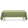 Premium Polyester Rectangle Tablecloth 60"x126" - 220GSM - Dusty Sage - By TCF Linen